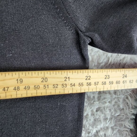 Luchiano Visconti Sweater Mens XL Black Long Sleeve V Neck Pullover *NWT* - Picture 7 of 10